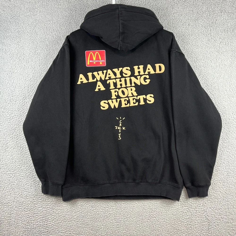 Travis Scott Cactus Jack McDonald's Apple Pie Hoodie Black XL CPFM Style 2020 - Picture 6 of 11